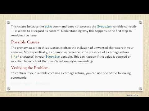 How to Echo a Variable Correctly in CentOS 7