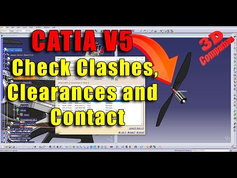 CATIA V5 - Check Clashes, Clearances and Contact