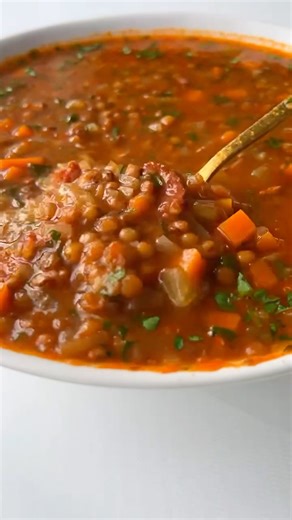 30K views · 294 reactions | ✨The Best Lentil Soup ✨ Recipe linked in the comments  #lentilsoup #homemadelentilsoup #lentilrecipes #souprecipes | The Modern Nonna | Facebook