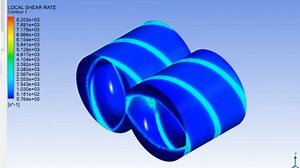 基于ANSYS-POLYFLOW单螺杆、双螺杆数值模拟计算。几何建模SW、网格划分workbench及ICEM、polyflow和CFD-POST后处理。