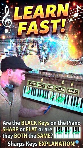 How do I PLAY the SHARP Keys on the Piano? Your Piano Guide EXPLAINS!