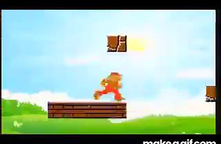 super mario bros the classic hit is now back on Make a GIF