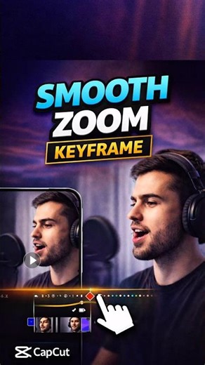 Smooth Zoom Effect in CapCut 📱 | Keyframe Zoom Tutorial