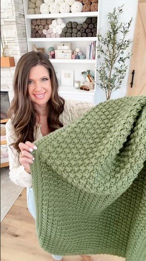 The Winterberry Afghan Crochet Tutorial♥️ #crochet #crochettutorial #easycrochet #springdecor