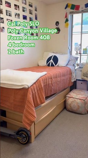 Dorm Tour, Cal Poly San Luis Obispo, Poly Canyon Village, Foxen, Room 408! #dormtour #calpolyslo