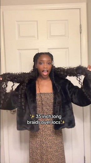 Braids Over Locs | 35 Inch Boho Braids with Curls 😍 #locinspo #locshairstyles #locstylesforwomen