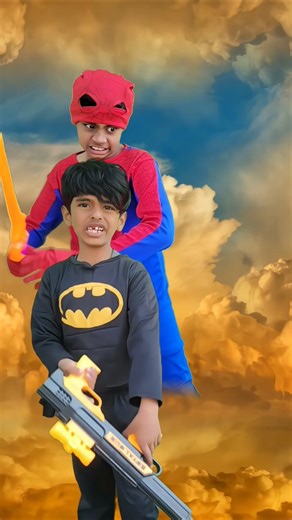 Angry Spider-Man | Batman Fighting With Spider-Man #spiderman #shorts #youtubeshorts