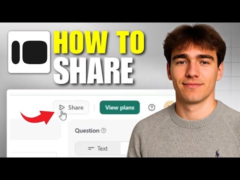 How To Share Typeform (Tutorial 2026)