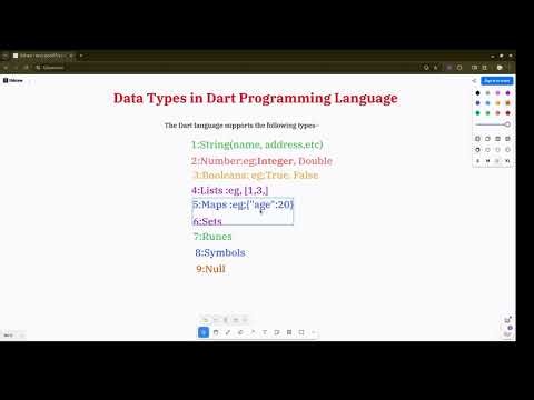 Data Types in Dart~07