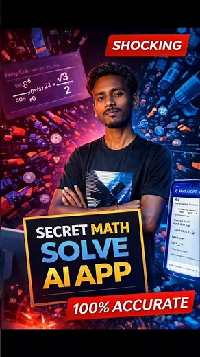 Solve Any Maths Question in 5 Seconds 😳 | Free AI App #ai #aiappforstudents