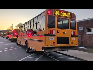 School Bus Spotting at the Highschool 16 min special