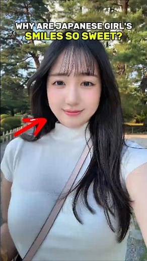 Have you ever thought why Japanese girls smile so sweet? ❓