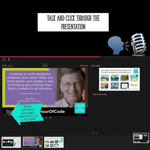 Microsoft: Narrating over a ppt