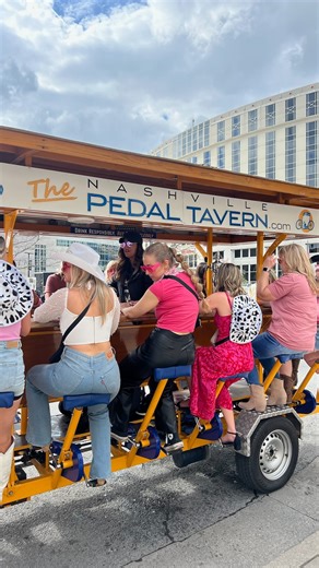 Nashville Pedal Tavern on Instagram: "The best way to tour downtown Nashville ⭐️ #nashvillepedaltavern #pedaltavern #nashville #downtownnashville #broadway #nashvilletodo #visitmusiccity"
