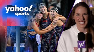 Team USA secures Silver in women's 4x100m freestyle relay final