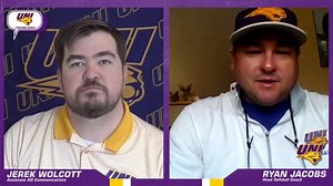 13 reactions | Time for Episode Two of Panther Chats. Our guest today is @UNISoftball head coach Ryan Jacobs. He talks about his shortened season and how the Panthers are moving forward. Plus recruiting and a few other topics. Full conversation here ⤵️ https://bit.ly/2VyyKvo #UNIFight | UNI Athletics | Facebook