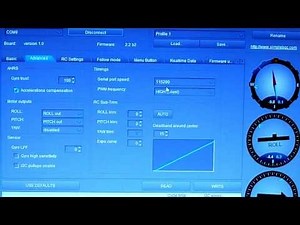 Simple GUI 2.2b Gimbal settings