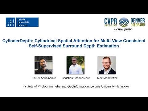 [CVPRW 2026] CylinderDepth: Cylindrical Spatial Attention for Multi-View Consistent Depth Estimation