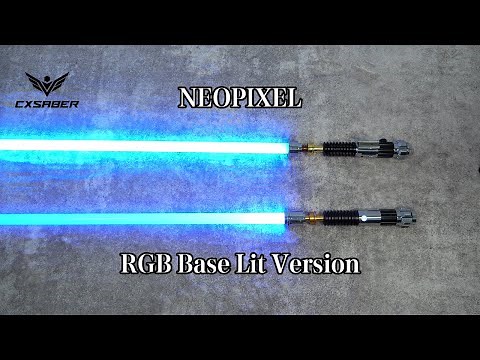 RGB VS NEOPIXEL, why choose Neopixel lightsaber#lightsaber #force #neopixel #jedi #fvp