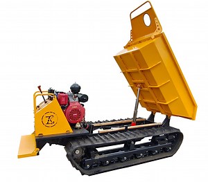 [Hot Item] 1 Ton Dumper Crawler Dump Truck Rubber Track Dumper Loader