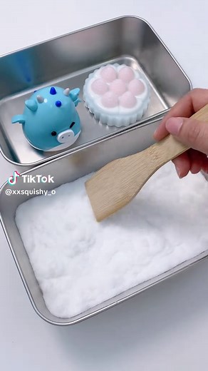 Lets make cake and dragon squishy together #handmade #squishy #fry #fufusquishy #taba