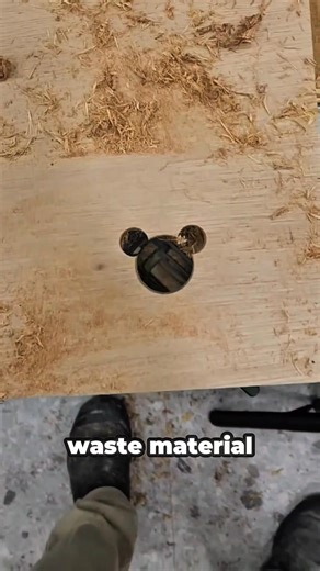 31K views · 98 reactions | Woodworking Hack: Routing a Mickey Mouse Handle Cutout #woodworking #mickeymouse | Reels ideas | Facebook