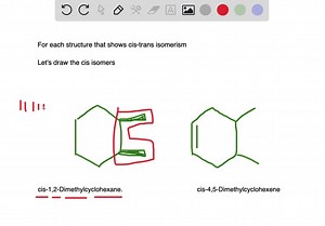 SOLVED:For each molecule that shows cis-trans isomerism, draw the cis isomer.