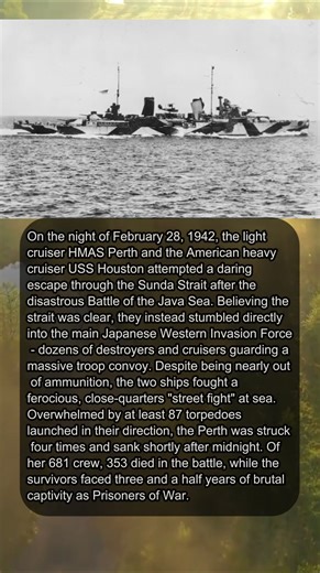 THE LAST STAND OF HMAS PERTH ⚓