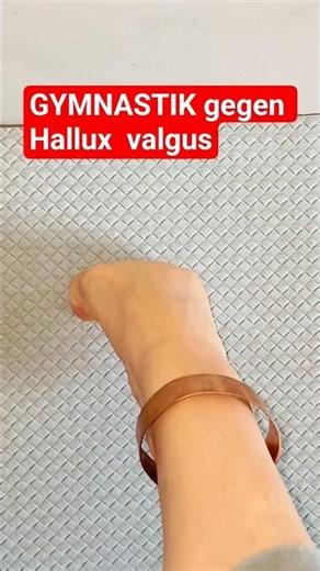 Gegen Hallux valgus ist diese Gymnastik