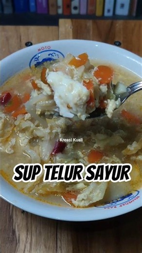 SUP TELUR SAYUR #suptelur #realfood #masaksimple