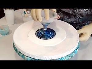 Mesmerizing Acrylic Funnel Pour ~ Easy Fluid Art Technique for Stunning Results!