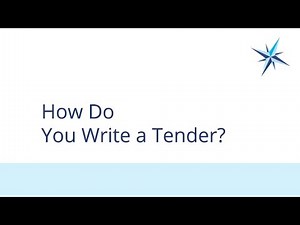 How Do You Write a Tender
