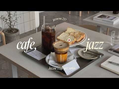 Playlist | Summer Cafe Jazz ☀️🩵 | Refresh Your Mood with Cool Music | Cafe BGM