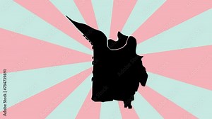 map of Grenoble in france with rotating background