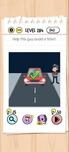 Brain Test Level 284 Solution & Walkthrough | Tricky Puzzles (Android & iOS Shorts)