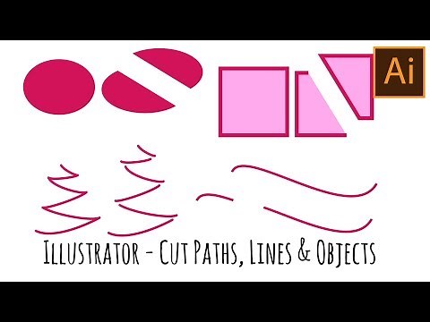 Illustrator - Quickly Cut Lines & Shapes on Anchors and on Paths