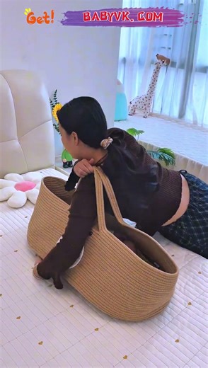 Portable Baby Bassinet Bag Lightweight, Foldable & Super Convenient #Baby