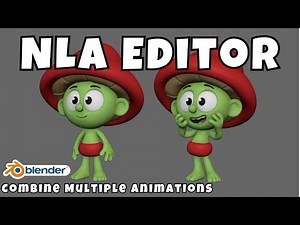 Combine Multiple Action Animations with NLA Editor | Blender Tutorial