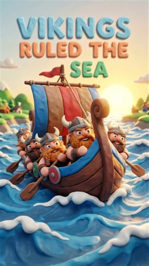 How the Vikings Ruled the Seas 🌊 (Clay Animation)