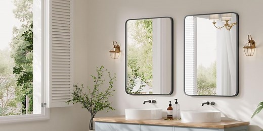 10 stylish bathroom mirrors to suit any home