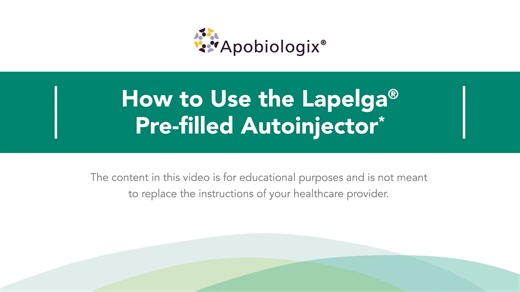 Lapelga Autoinjector Injection Video_ENG_exp 31.12.2025