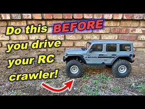 RC crawler steering calibration / end point adjustment (EPA), Spektrum DX3