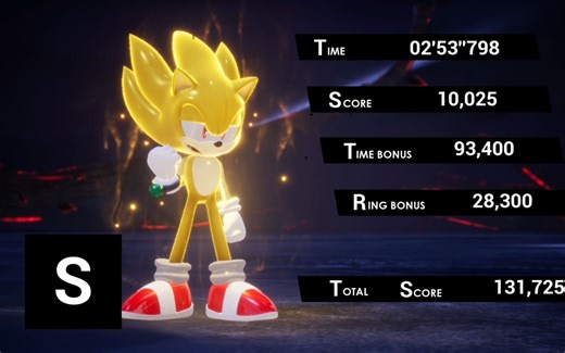 Sonic Omens超索2分53悠哉干翻最终boss