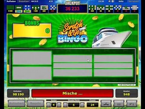 Scratch & Go Bingo kostenlos spielen - Novomatic / Eurocoin