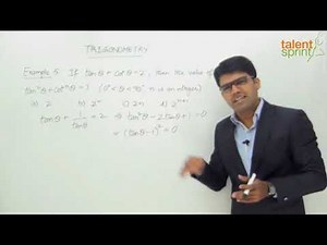 Trigonometry - Example - 5 Video Lecture | Crash Course for RRB NTPC/ASM/CA/TA