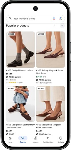 Our AI-powered virtual try on technology, which lets you upload your photo to see how real clothes might look on you, is stepping into a new category: shoes. 👠🥿 It’s also expanding internationally to Australia, Canada and Japan in the coming weeks. Learn more → https://goo.gle/4o0hRG5 | Google