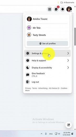 Cambiar el idioma de Facebook en una computadora o laptop