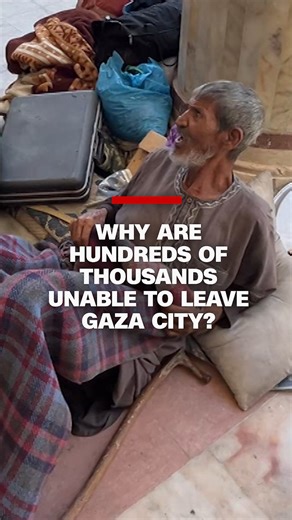 CNN's Paula Hancocks spotlights the stories of Palestinians struggling to evacuate Gaza City amid ongoing Israeli assaults, including Abu Wissam who lacks the necessary funds to do so after losing his son and home. Read more: https://cnn.it/46mW30M | CNN International