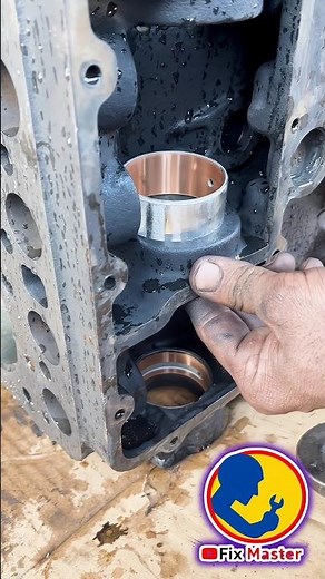 ⚙️ Professional Camshaft Bush Installation 🔥 Accurate Engine Assembly Process Explained! #Shorts