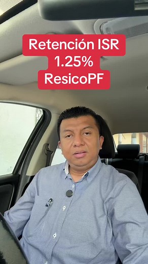 Retención ISR 1.25% para Personas Morales en México